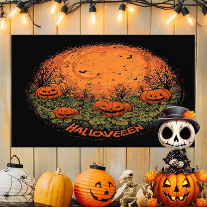 Halloween Pumpkin Art Background Cloth Hanging Cloth Bedroom Bedside Decorative Wall Cloth Rental Dormitory Tapestry
