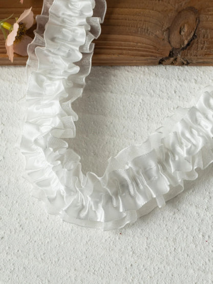 2Meters White Wedding Dresses Lace For Diy Sewing Ribbons Trimming Needlework Sewing Supplies Apparel Decor Handmade Material
