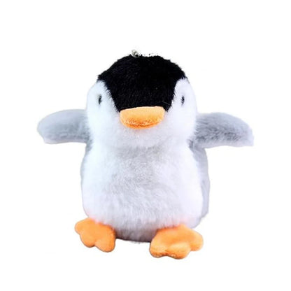 11CM Penguin Plush Pendant Soft Easy Hanging Mini 3D Eyes Cute Penguin Plush Keychain Stuffed Animals Bag Accessories for Gift