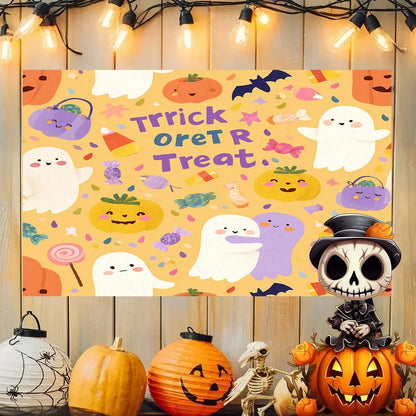 Halloween Pumpkin Art Background Cloth Hanging Cloth Bedroom Bedside Decorative Wall Cloth Rental Dormitory Tapestry