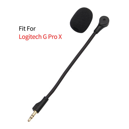 Replacement 3.5mm Microphone for Logitech G Pro X Headphones E-Sports Game Headset Mic for Steelseies Headphones