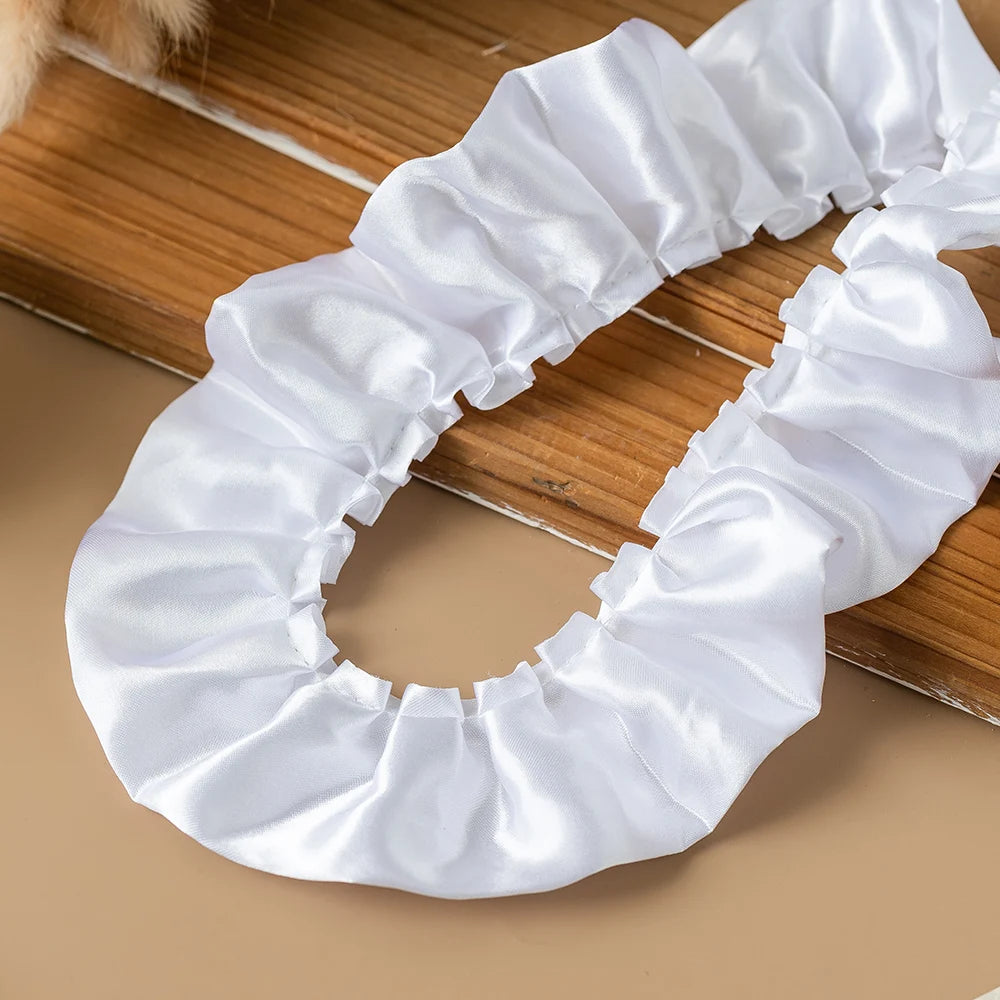2Meters White Wedding Dresses Lace For Diy Sewing Ribbons Trimming Needlework Sewing Supplies Apparel Decor Handmade Material